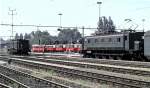 Ae 4/7 No 11023and annother Ae 4/7 and the RHB BDeh 2/4 at Rorschach, August 1991.