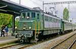 SBB extra train with 10950 stands in Neuchatel on a rainy 26 September 2010.