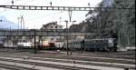 Ae 6/6 with HUPAC train, June 16th, 1980.