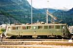 On 24 July 2000 SBB 11412 took a sunbath at Brig.