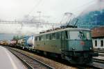 On 26 May 2007 11491 is about to bank a freight out of Erstfeld.