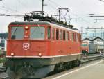 SBB 11443 runs light at Zug on 23 July 2000.