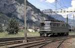 Ae 6/6 No 11416 at Erstfeld, June 14th, 1980.