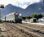 Ae 6/6 No 11436 at Flüelen, September 10th, 1980.