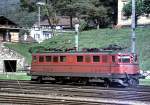 Ae 6/6 No 11414 at Erstfeld, August 30th, 1999.