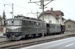 Ae 6/6 No 11422 at Seetal, October 14th, 1983.