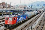 On a rainy 15 May 2010 610 463 stands in Spiez.