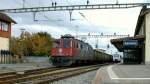 SBB Ae 6/6 with a Cargo train in Kerzers.