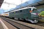 SBB Historic 11402 finds herself dispatched as banker at Erstfeld on 4 June 2014.