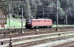 Ae 6/6 no 11 414 at Erstfeld, August 30th, 1999.
