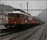  1913 - 2013: 100 years BLS  Ae 6/8 208 and 205 in Kandersteg.