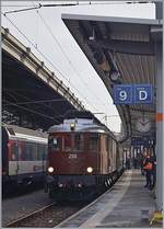 The BLS Ae 6/8 208 in Lausanne.
