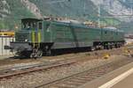 SBB Battleship 11801 made some test rides at the station of Erstfeld on 6 June 2015.