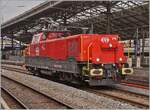 The SBB Aem 940 019 (Aem 91 85 4 940 019-3 CH-SBBI) in Lausanne. 20.01.2022