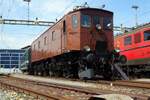 Frog's  perspective on SBB 12504 at the depot of Olten on 21 May 2022 during an Open Weekend as part of the 175th anniversary of railways in Switzerland.