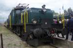 SBB Crocodile 14305 stands with the Swiss extra train in the Jernbane Museum at Gävle on 12 September 2015.