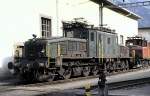 Be 6/8 II no 13256 at Erstfeld, September 11th, 1980. Open day with last chance for pictures from Be 6/8 and Ee 3/4.