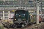 Crocodile 14305 enters OLten on 17 September with the first of two extra trains to Sissach on 17 September 2023.