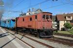 Former RM/BLS 315 is shunted at Konolfingen on 18 May 2025.