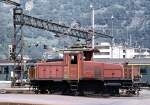 Ee 3/3 No 16368 at Brig, August 21st, 1979.