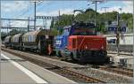 The SBB Eem 923 001-2 in Morges.
27.07.2015