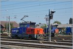 The SBB Eem 923 015-2 in St Margrehten.
11.09.2016