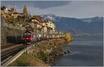 At St Saphorin, the 193 060 rented by SBB Cargo is traveling with a freight train towards Lausanne.

November 12, 2024