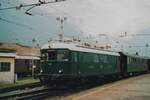 On a grey 20 May 2006, SBB Historic 10044 enters Domodossola with an extra train.