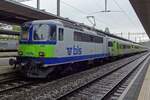 ON 28 May 2019 BLS 420 502 calls at Spiez with a former Swiss-Express train to Interlaken Ost. Awaiting the delivery of new EMUs, BLS bought some Swiss-Express train sets and Re 4/4II of the first batch (11101-1115, recognisable by the single pantographs), recreating these once crack SB B fast trains -albeit in BLS colours and for regional services instead. 