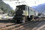 Ae 3/6 I No 10685 and Re 4/4 II at Flelen, September 12th, 1980.