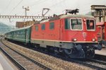 On 27 May 2007 SBB 11299 calls at Erstfeld.