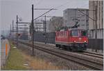 The SBB Re 4/4 11200 in Grenchen.