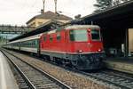 On 18 June 2001 SBB 11199 calls at Bellinzona with an IR from Locarno.