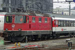 SBB 11159 is stabled at Geneve on New Year's Day 2020.