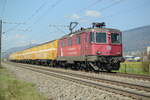 Re 420 345 avec un train poste 
Ici à Bettlach.
Prise le 22 avril 2021

Re 420 345 with a post train
Here in Bettlach.
Taken on April 22, 2021