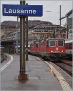 The SBB Re 4/4 II 11256 (Re 420 256-0) and an other one in Lausanne. 

08.12.2021