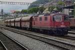 Railway competition in practice: SBB 420 298 stands on 28 May 2019 at Spiez -deep into BLS territory. On the other hand, BLS freights find themselves back dep in SBB territory at least as much as SBB freights are sen in BLS Land.