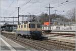 The IRSI Re 4/4 II 11378 shunting in Morges. The beautiful 'Rheingold' locomotive replaced the BAM MBC's own Re 4/4 II 506 for a few weeks, which was undergoing maintenance in Bellinzona.

March 4, 2024