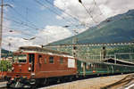 BLS 183 stands on 22 July 2000 in Brig.