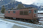 On 1 January 2019 BLS 171 stands in snowy Kandersteg.