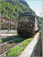 The BLS Re 4/4 178  Schwarzenburg  in Iselle. 19.08.2020