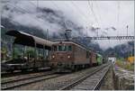 In Kandersteg, in addition to the BLS Re 465 004 seen in the background, the two BLS Re 4/4s 192 and 184 are also ironed up and are probably waiting for their next assignment; but the time of the beautiful BLS Re 4/4 really seems to be running out.

September 12, 2024