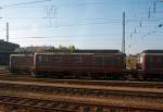 Swiss electric locomotives Re 4/4 of the BLS parked on 30.09.2011 in Basel Bad Station.