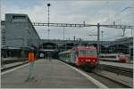 The SOB Re 446 wiht the  Voralpenexpress  in Luzern.