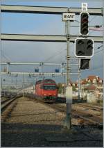 SBB Re 460 022-7 by Bern Wankdorf.