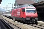 On 6 June 2015 DSBB 460 111 calls at Erstfeld.