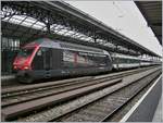 The SBB Re 460 026-8 in Lausanne.