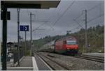 The SBB RE 460 006-0 with an IC to Brig in Mülenen.