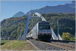 The SBB Re 460 005-2 between Bex and St Maurice.