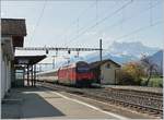 A SBB Re 460 with an IR 90 from Brig to Genève Aéroport.